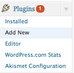 Add New Plugin