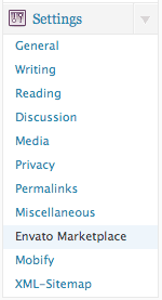 Sidebar Option