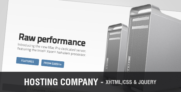 Hosting Company Template