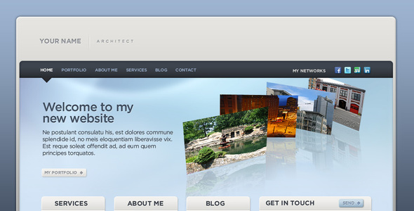 Folio web 2.0 style