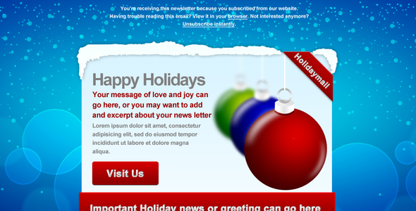 Holiday Mail