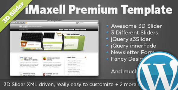 iMaxell Premium Corporate Theme - WordPress