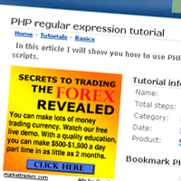 Using Regular Expressions with PHP