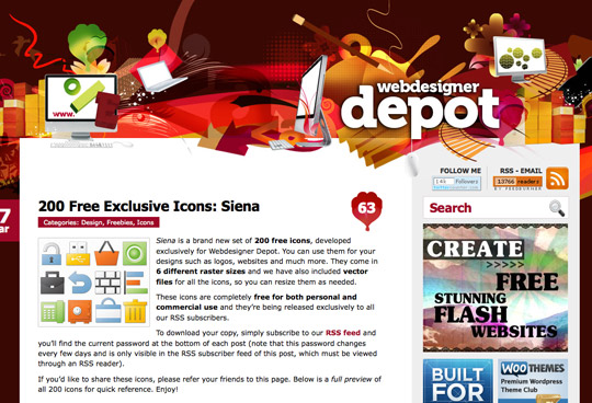 http://www.webdesignerdepot.com/2009/03/200-free-exclusive-icons-siena/