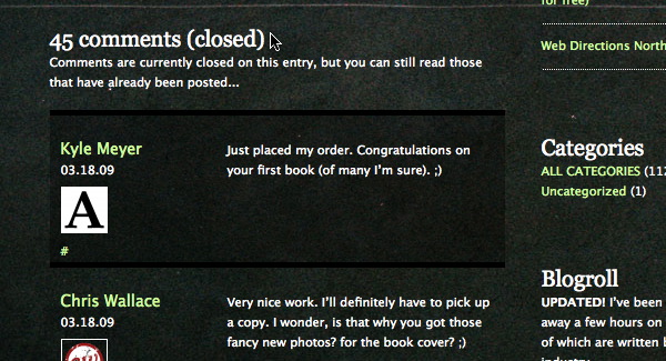 ClosedComments