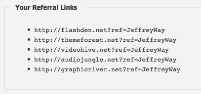 Referral Links