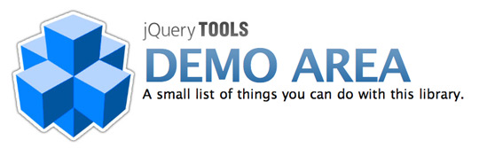 jQuery Tools Demo Area