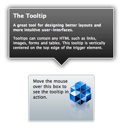jQuery Tools tooltips example