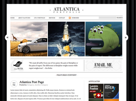 Atlantica HTML Template