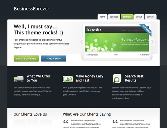 Business Forever | business template
