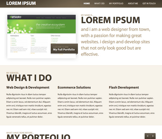 Long Brown Folio