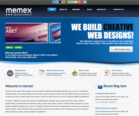 Memex Business + Portfolio + Blog Template