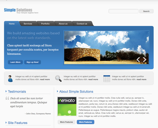 Simple Solutions - Clean and Professional Theme