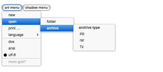 Mif.Menu using Mootools