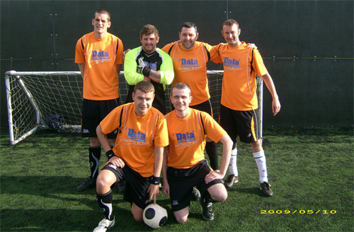 Datapower Tools five aside football team